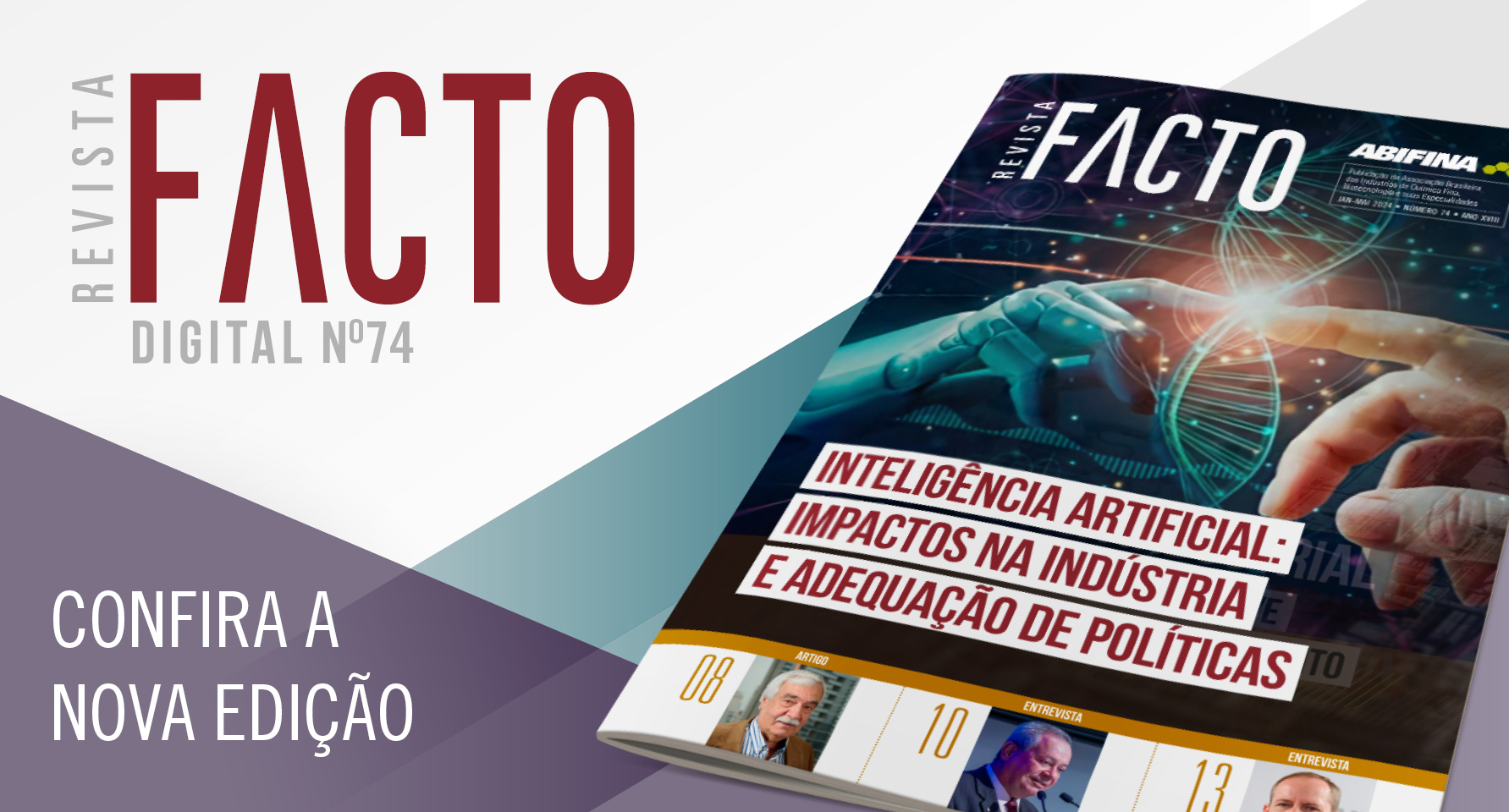 Confira a nova edição da Revista Facto ABIFINA