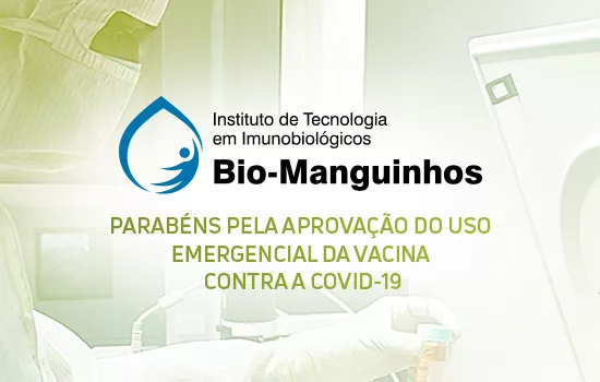 A ABIFINA parabeniza Bio-Manguinhos!