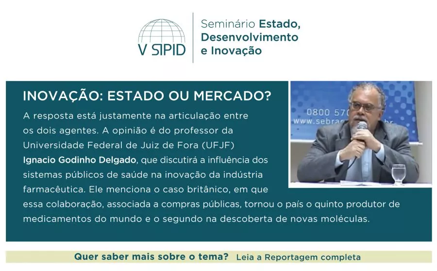 V Sipid apresenta: Inovação: Estado ou Mercado?