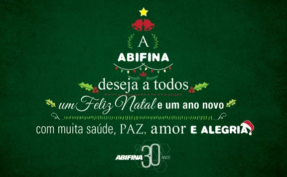 A ABIFINA DESEJA BOAS FESTAS!