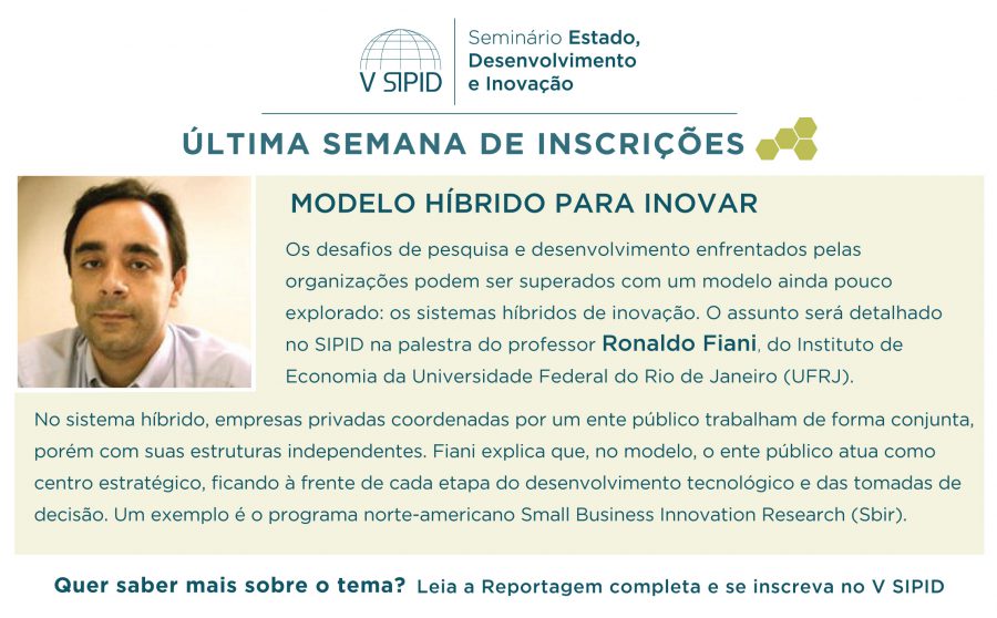 V SIPID: Molelo híbrido para Inovar - Ronaldo Fiani