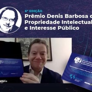 Pedro Barbosa recebe o 6º Prêmio Denis Barbosa