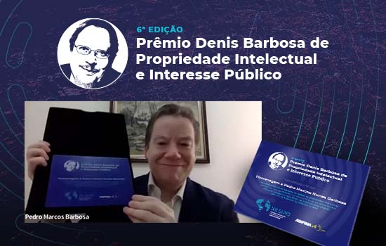 Pedro Barbosa recebe o 6º Prêmio Denis Barbosa