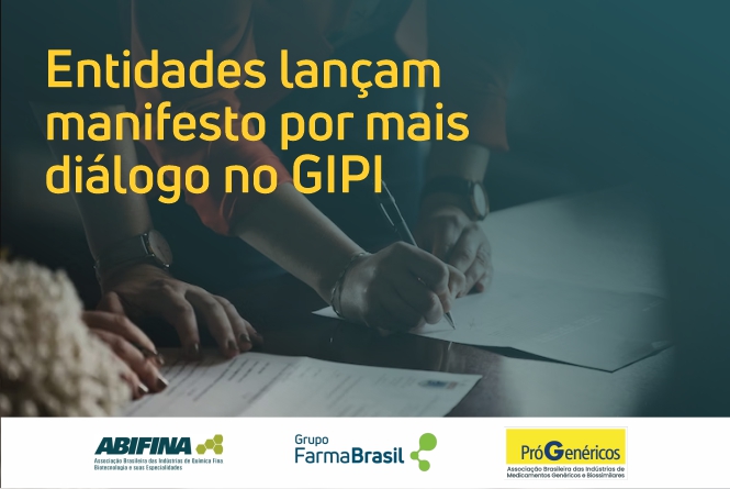 ABIFINA, Grupo FarmaBrasil e PróGenéricos enviam documento ao Ministério da Economia