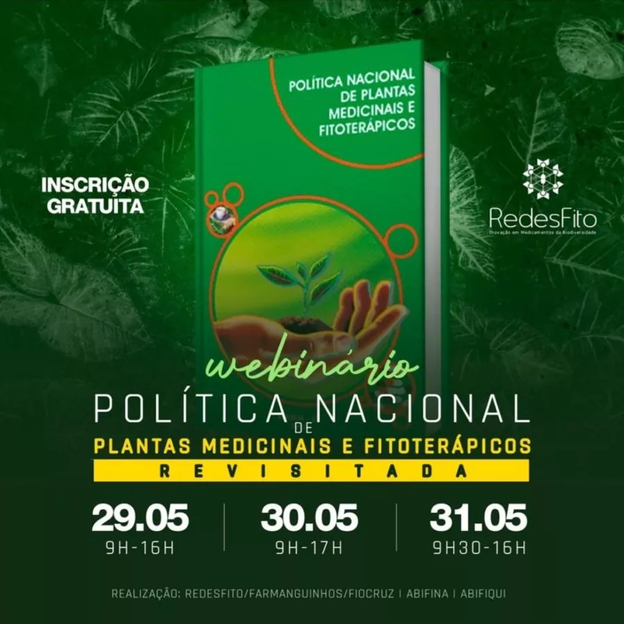 Webinário Política Nacional de Plantas Medicinais e Fitoterápicos