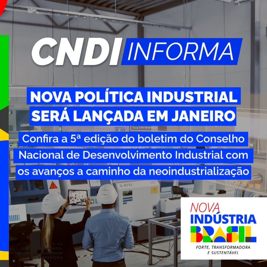 CNDI publica 5ª Edição do boletim sobre Desenvolvimento Industrial