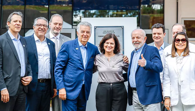 ABIFINA presente na inauguração da nova fábrica da Biomm em Nova Lima (MG)