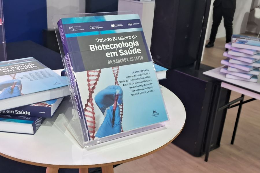 Lançamento do ebook "Tratado Brasileiro de Biotecnologia em Saúde: Da Bancada ao Leito"