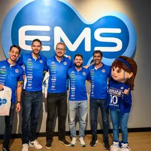 EMS lança campanha Novembro Azul com roda de conversa com jogadores do Vôlei Renata sobre saúde masculina