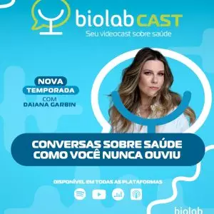 Daiana Garbin grava episódio especial do Biolab Cast sobre hipertensão durante o Congresso SOCESP 2025