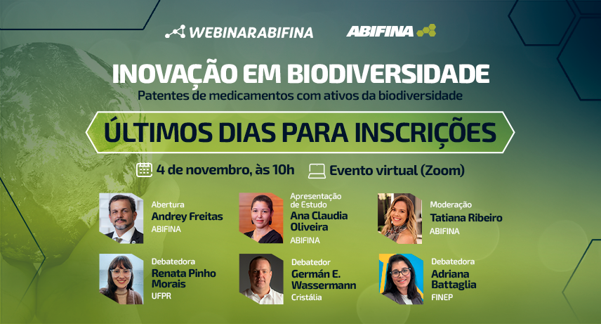 Webinar ABIFINA – Inovação em Biodiversidade abre inscrições