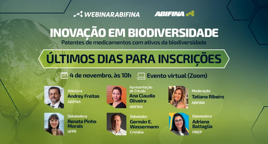 Webinar ABIFINA – Inovação em Biodiversidade abre inscrições
