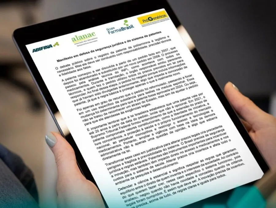 ABIFINA manifesta-se em defesa da segurança jurídica e do sistema de patentes 
