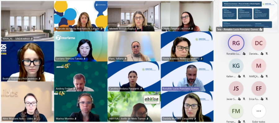 ABIFINA participa de reunião da Anvisa sobre o Plano de Trabalho da GQMED para o segundo semestre de 2026 