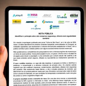 Entidades da indústria farmacêutica divulgam nota pública sobre medicamentos com tirzepatida comercializados no Paraguai